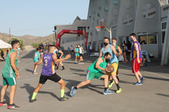 Exitoso torneo de baloncesto 3x3