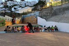 Verano mgico en la Barriada El Puente y en el colegio El Arco Iris