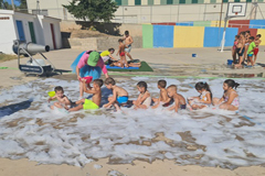 Juegos, risas y diversin en Bermejo con la Fiesta del Agua