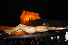 Traslado del Cristo de los Estudiantes a la Capilla de las Torres