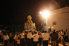 La Virgen de la Paz regresa a la Ermita del Calvario