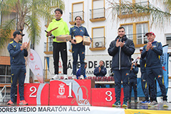 Beln Infantes y Youness Segura Belyamna ganan la Medio Maratn de lora