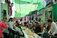 La Cruz de Mayo toma la  Calle Negrillos