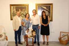 Inaugurada la exposicin Arte a punto de cruz