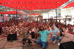 Arranca la feria de da con un gran ambiente festivo