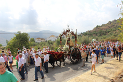 lora celebra la Romera de la Virgen de Flores