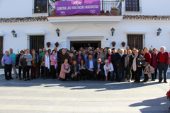 Un grupo de mayores visita Mijas