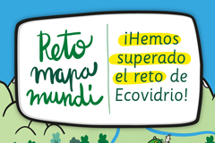 lora supera el Reto Mapamundi de Ecovidrio