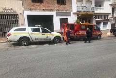 El Consorcio Provincial de Bomberos acude a la Residencia Srta. Laura 