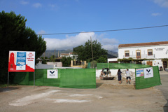 Comienza la construccin de un parque infantil en Las Mellizas