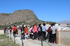 El IES Valle del Sol organiza una visita cultural y una ruta por El Hacho