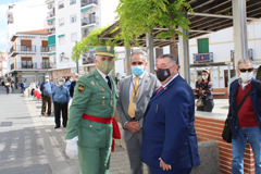 El Alcalde de lora recibe al General Jefe de la Legin